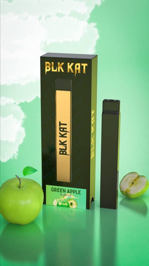 Blk Kat 1g Disposable - Green Apple When it comes to the Blk Kat carts price, these disposables offer excellent value for money considering the quality