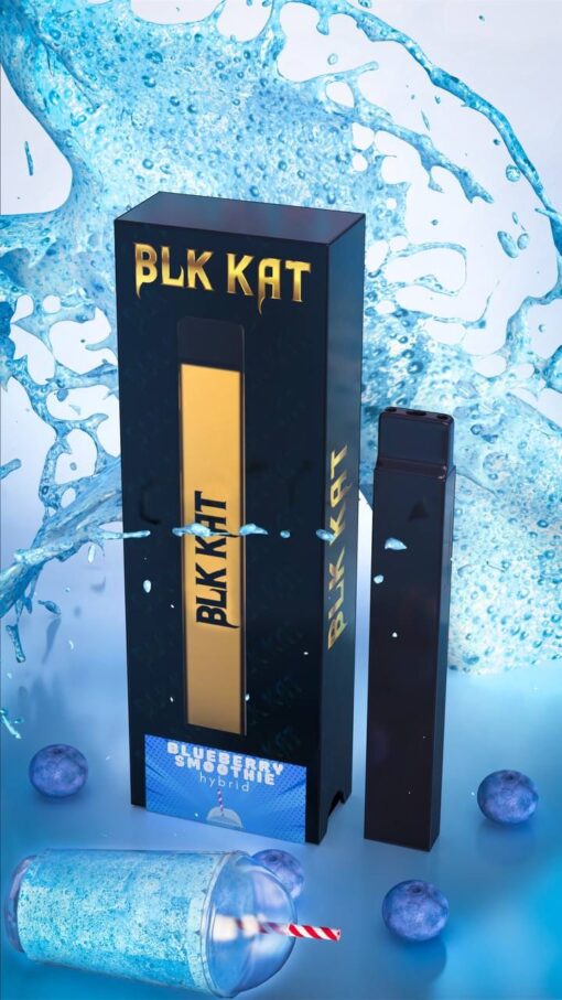 Blk Kat 1g Disposable - Blueberry Smoothie Be sure to check the Blk Kat lab results and buy from authorized retailers to avoid fake products.