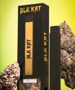 Disposable - Og Kush Blk Kat carts are available in a wide range of flavors, with OG Kush being a standout favorite for its classic, earthy profile.
