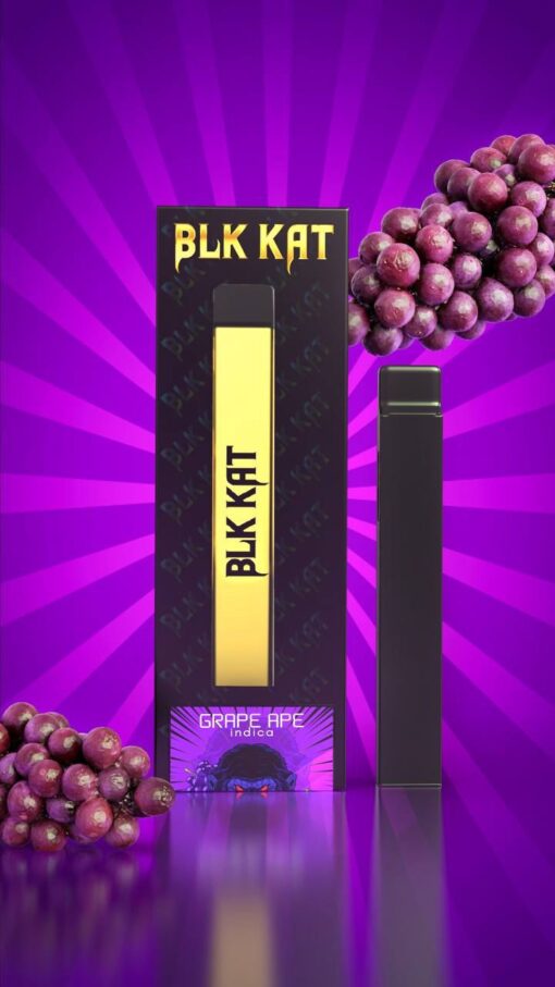 Blk Kat 1g Disposable - Grape Ape If you're wondering where to buy Blk Kat carts, it's essential to purchase them from a verified retailer.