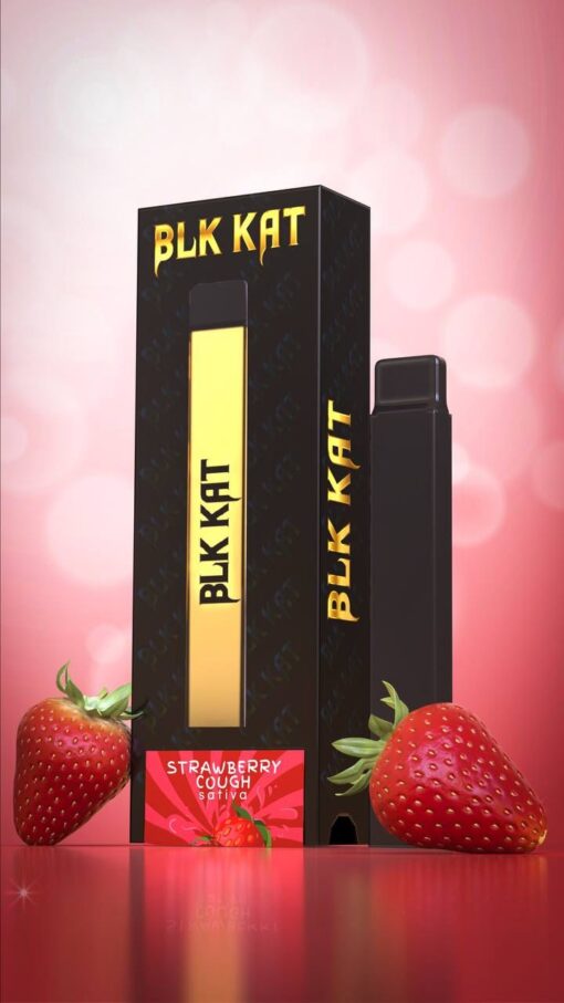 Blk Kat 1g Disposable - Strawberry Cough The question "Are Blk Kat carts real?" comes up frequently due to the rise in counterfeit products. buy now