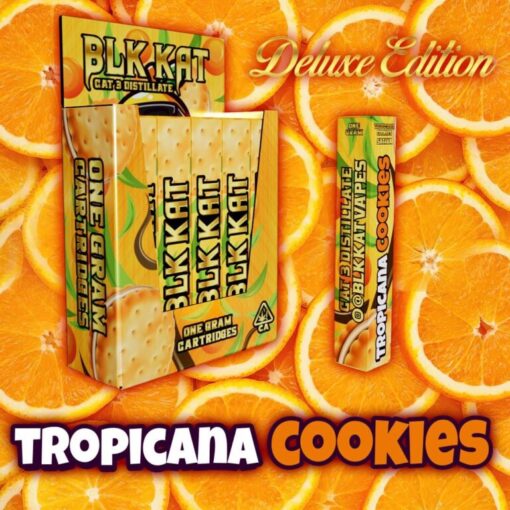 Blk Kat Carts - Tropicana Cookies 1G Pricing is always a consideration when selecting cannabis products. The Blk carts price generally varies depending