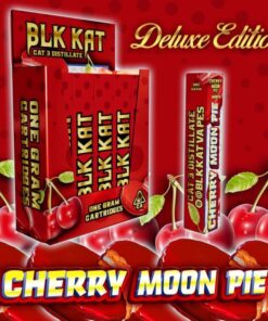 Blk Kat Cherry Moon Pie 1G The Blk Kat cartridges price may vary depending on where you purchase them, but they generally reflect the premium quality