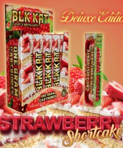 Blk Kat Carts - Strawberry Shortcake 1G Strawberry Shortcake is celebrated not just for its flavor but also for its unique blend of sweet and creamy notes.